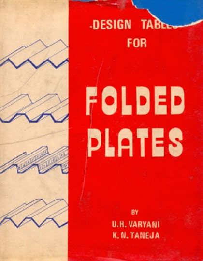 Design Tables for Folded Plates