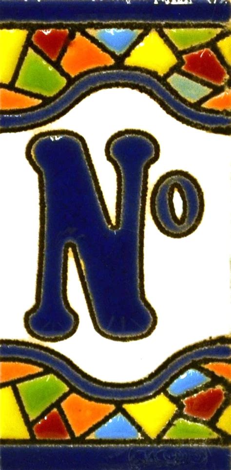 House Numbers 3 Inch Handpainted House Number Tiles For Signs ...