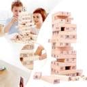 CrazyBuy Jenga Timber Tower Tumbling Game for Kids and Adults, Wood ...