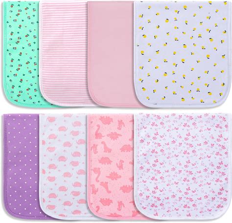 Cotton Burp Cloths Girl at Krista Guerrero blog