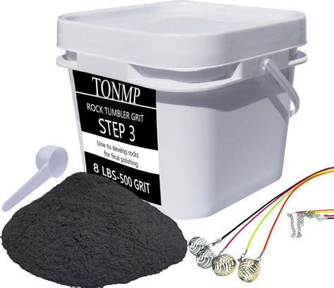 Amazon.com: 8 LBS Step 3 Rock Tumbler Grit - Tumbler Media Grit, Rock ...