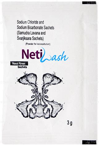 Netiwash Nasal Rinse 2300 Mg Sachet 30 - Uses, Side Effects, Dosage ...