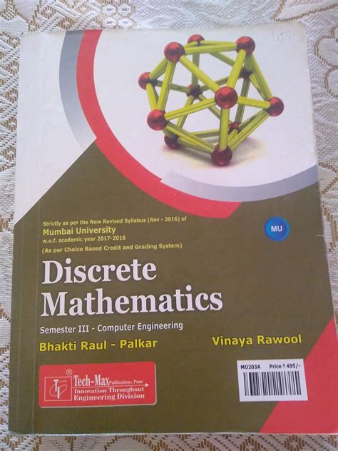 Discreet Mathematics MU Sem-III Comp Engg Tech-Max Pub : Bhakti Raul ...