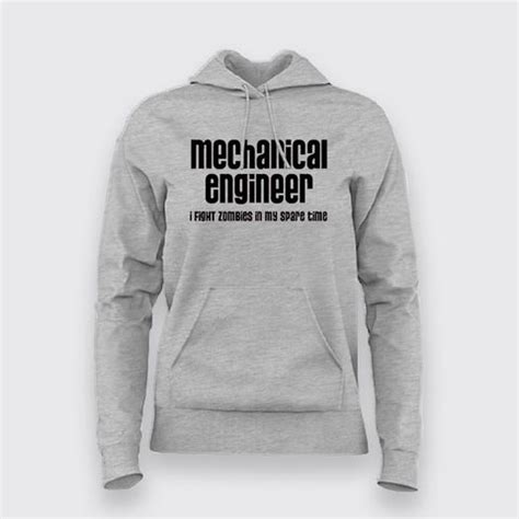 Mechanical Engineer - I fight Zombies In My Spare Time Hoodies For Wom ...