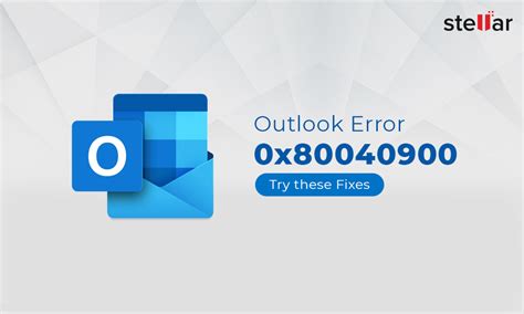 [Solved ] Send Receive Error - Fix Outlook Error 0x80040900