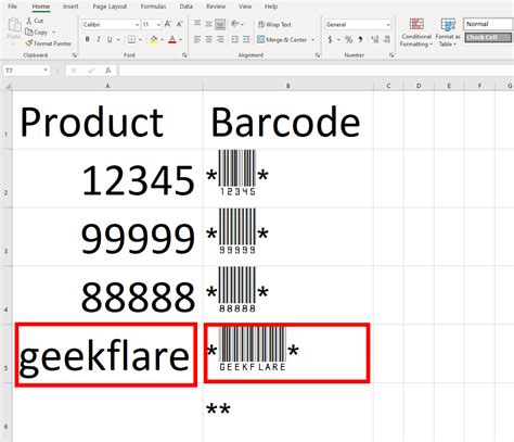 Image result for How to Create Barcode in Excel
