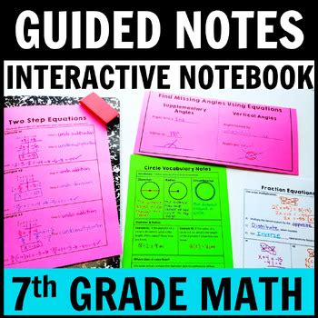 7 Grade Math Notes 的图像结果