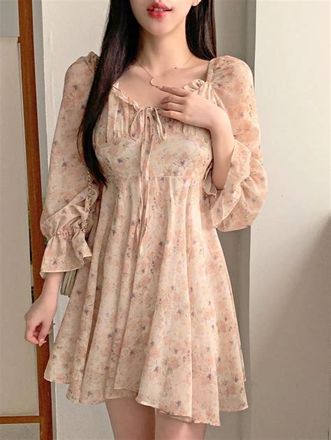 Ruffle A-Line Dress | Savana | Bestsellers