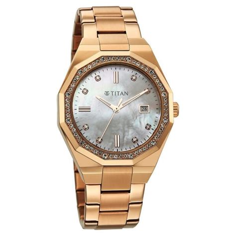 Buy Online Titan Glamour Quartz Analog with Date Mother Of Pearl Dial ...