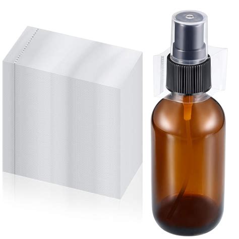 Buy 500 Pieces 45 x 23 mm Clear Perforated Shrink Bands for Liquid ...