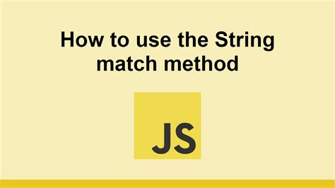 Image result for JavaScript Match Function
