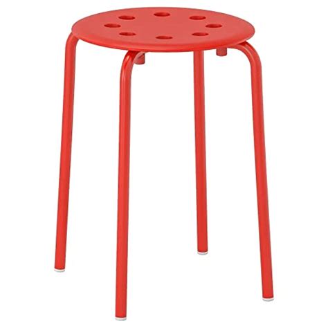 IKEA Stackable Stool (Red) : Amazon.in