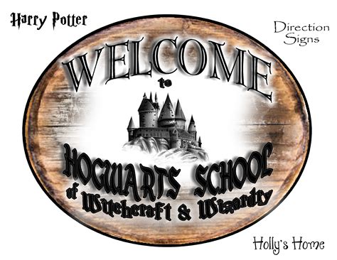 HollysHome Family Life: Harry Potter Direction Signs - FREE PRINTABLES