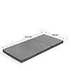 MILLIARD Premium 3-Fold Mattress - Grey Jute Fabric - HR Foam ...