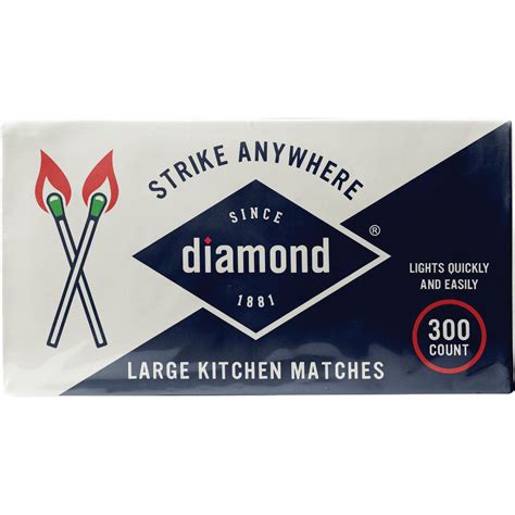 Diamond 2-3/8 In. 300-Count Strike Anywhere Kitchen Matches (3-Pack ...