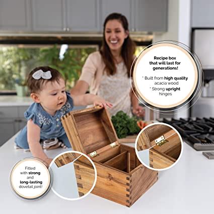 Image result for Recipe Card File Box