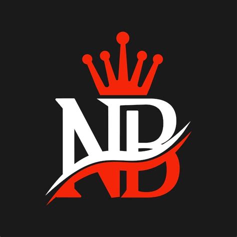 NB Crown logo design Luxury BN logo design BN crown logo vecteur ...