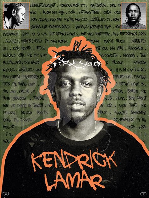Kendrick Lamar Poster, Rapper Posters, Album Cover Print Wall Art ...