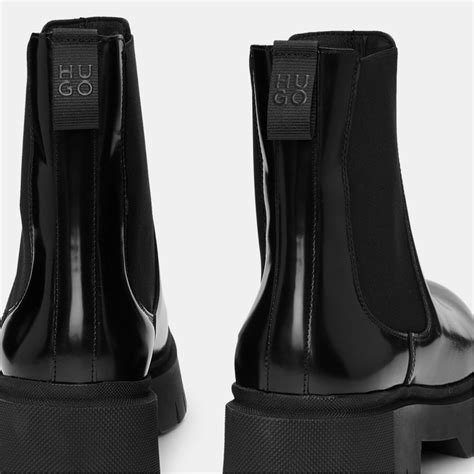 Hugo | Women's Block Heel Chelsea Boots | Women | Black | Flannels