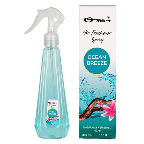 Ossa Air Freshener Liquid Spray 300ML, Ocean Breeze | Long Lasting Home ...