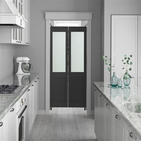 Luxlite Modern Interior Doors | Double Swinging Doors Glass