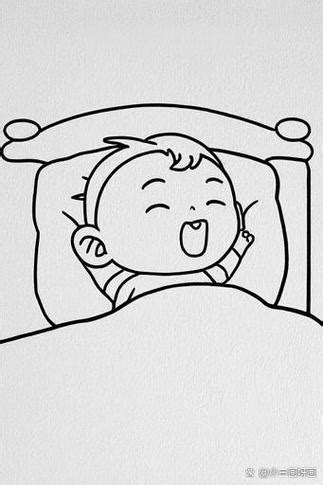 起床简笔画 的图像结果