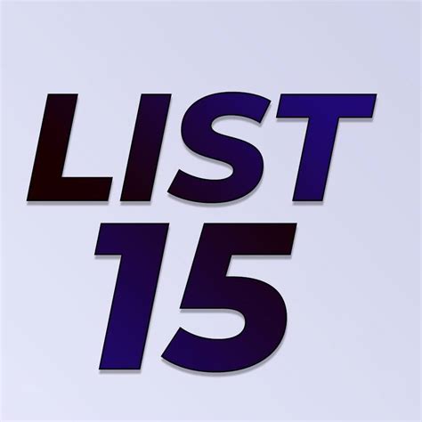 List 15