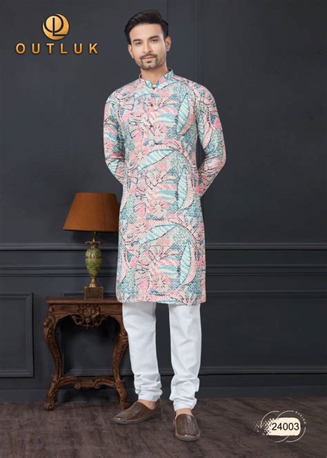 Outluk Wedding Collection Vol 24 Mens Wear Kurta With Pajama