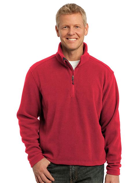 Port Authority - Port Authority Men's Drawcord 1/4-Zip Fleece Pullover ...