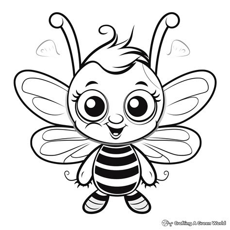 Bumblebee Coloring Pages For Preschoolers
