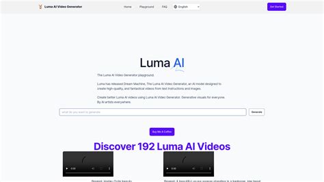 Luma Generate Video Process 的图像结果