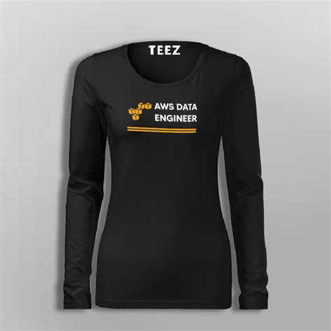 Aws Data Engineer Women’s Profession T-Shirt – TEEZ.in