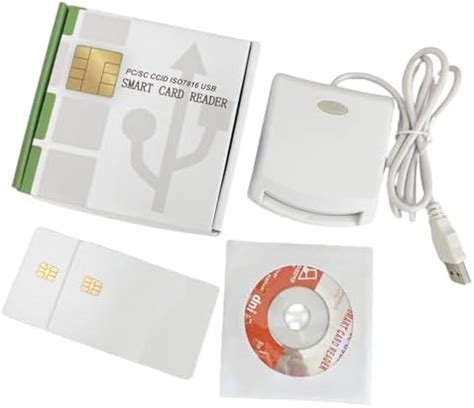 ISO7816 Contact EMV SIM eID Smart Chip Card Reader Writer Programmer # ...