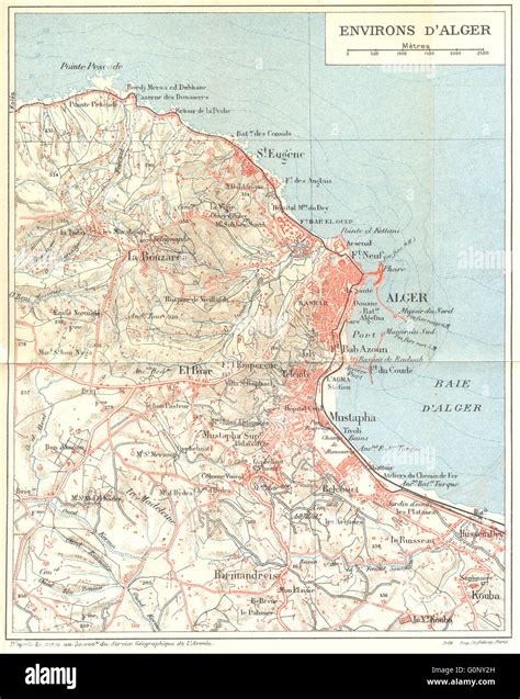 Algeria map before 1830
