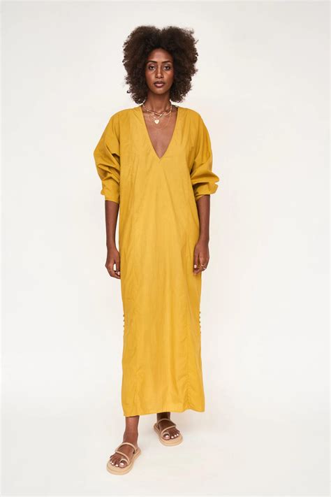 MIRTH | curacao caftan in gilded - MIRTH | Caftan, Shopping outfit, How ...