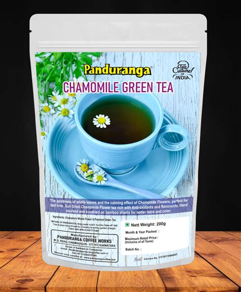 CHAMOMILE GREEN TEA – Panduranga Coffee Works