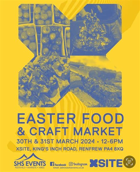 X-Site Easter food & craft market , XSite Braehead, Renfrew, 30 March ...