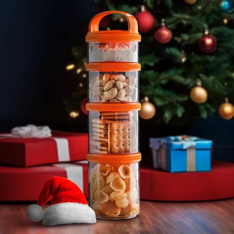 Buy GROB Plastic Stackit Stackable Multi-Layer Twist N' Lock Food ...