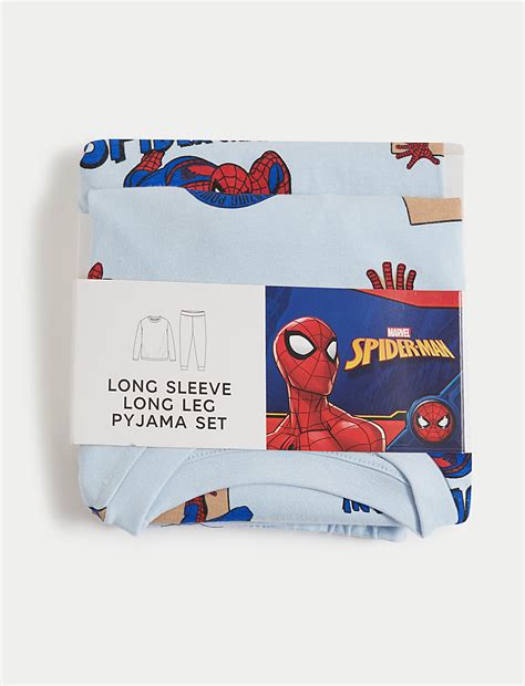 Buy Pure Cotton Spider-Man™ Pyjamas (2-8 Yrs) at Marks & Spencer