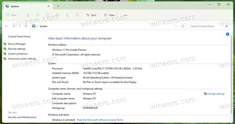 Open System Properties Menu 的图像结果