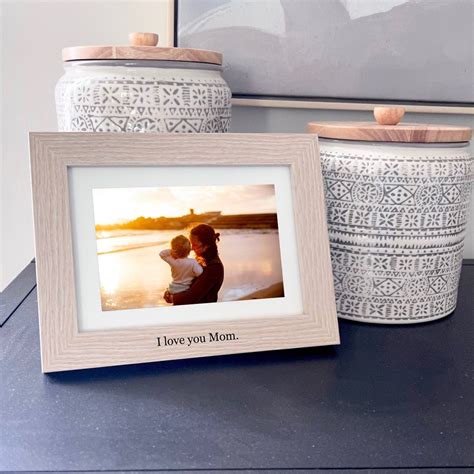 Personalized Mom Picture Frame - I Love You Mom -mothers Day Gift ...