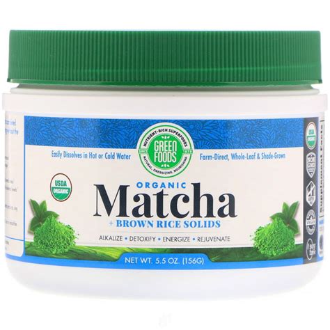 Green Foods Ceremonial Grade Matcha Green Tea Energy Blend 11 Oz Pwdr ...