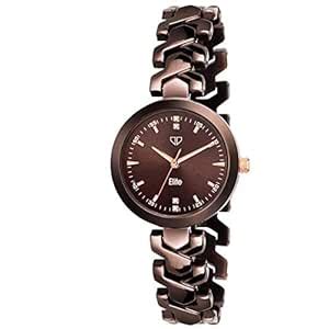 Buy Walrus Elite Series Brown Dial Analog Metal Chain Wrist Watch for ...