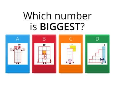 Image result for Number Block Size Comparison