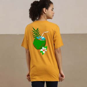 MONKEY BOYS Graphic Print Women Round Neck Yellow T-Shirt - Buy MONKEY ...