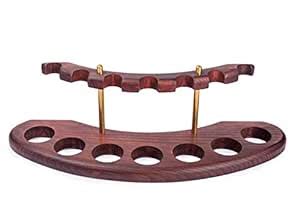 Wooden Display Stand Rack Hold "Arch VII" For 7 Tobacco Smoking Pipes ...