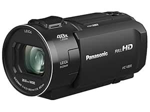 Buy Panasonic Hc-V800 HD Camcorder, Optical Zoom 24x Leica Dicomar Lens ...