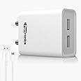 Portronics Adapto 66 2.4A 12w Dual USB Port 5V/2.4A Wall Charger,Comes ...
