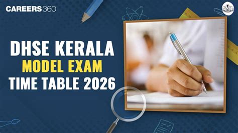 DHSE Kerala Model Exam Time Table 2026: Check 1st & 2nd Year Model ...