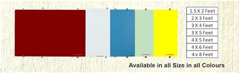 ALKOSIGN Frameless Glass Board - White (1.5 FT x 2 FT) | Glass Board ...